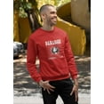 thumbnail image 2 of Abstract Planet Techno Style Sweatshirt Men -Image by Shutterstock, Male 5X-Large, 2 of 4
