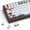 Plum Blossom, variant on COSTOM Side Printed Shine Through PBT Keycaps, 135 Keys Double Shot Keycaps Set 60% 65% 75% 100% Layout, Cherry Profile, Gradient Black Topographic Custom Key Caps for MX Gateron Mechanical Keyboards