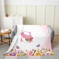 thumbnail image 2 of Erosebridal Monogrammed Throw Blanket for Couch 30x40,Personalized Initial Plush Blanket,Letter Decoration,Ultra Soft, 2 of 7