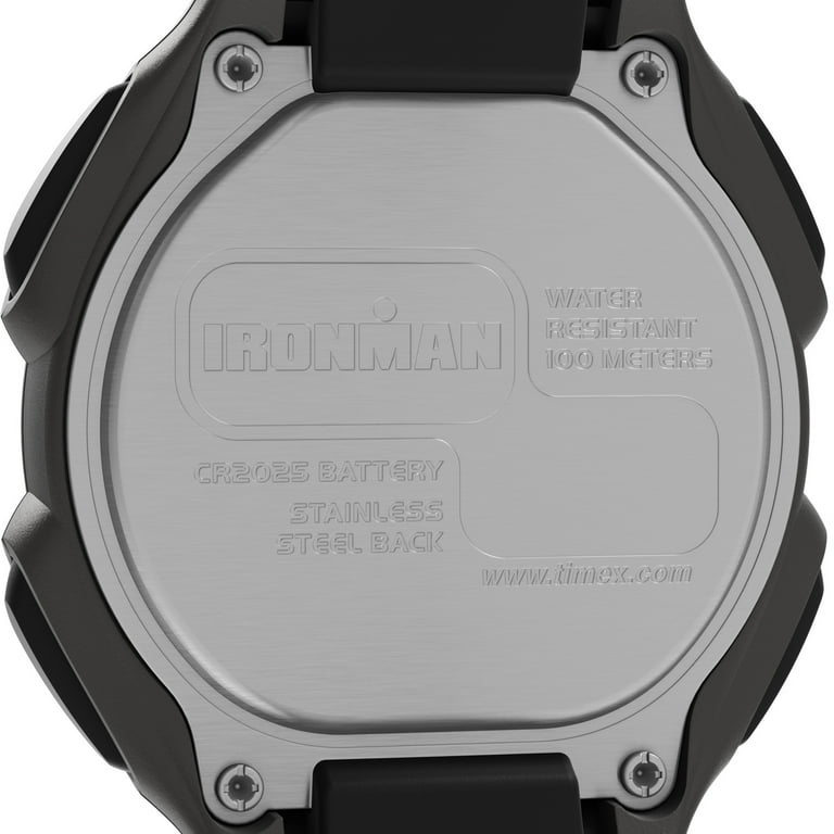 TIMEX Men's IRONMAN Classic 30 Black/Gray 38mm Sport Watch, Resin