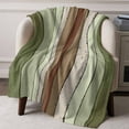 thumbnail image 6 of Sage Green Farmhouse Striped Throw Blankets, Vintage Wood Texture Mottled Soft Fleece Blanket Decorative for Home Sofa Couch Chair Living Bedroom, 40x50 inches,, 6 of 8