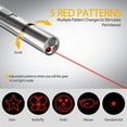 thumbnail image 2 of BNITCULT Cat Laser Pointer Toy,USB Rechargeable for Cats Dogs Chaser Toys, Interactive Exercise Multi Pattern Pet Command Light,7 in 1 Function,5 Pattern, 2 of 7