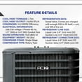 thumbnail image 4 of 1HVAC Condenser Heat Pump Unit 14.3 SEER2 2-Ton 24,000 BTU | Rotary Single Stage Heat Pump System | Environmentally Conscious R32-Compatible Refrigerant, 4 of 7