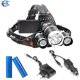 thumbnail image 3 of Linterna frontal LED recargable con 4 modos de luz Ideal para acampar/pescar/ciclismo/correr/cazar y otros deportes Alta potencia 9000lm, 3 of 5