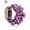 Purple Leopard, variant on Luxtrada Women Scrunchie Bands Compatible for Apple Watch Band 38mm 40mm 42mm 44mm,Cute Pattern Printed Bracelet Replacement Wristbands for iWatch Series 8 7 6 5 4 3 2 1