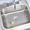 thumbnail image 2 of iDesign Orbz PVC Plastic Sink Grid, Non-Skid Dish Protector for Kitchen, Bathroom, Basement, Garage, 12" x 15.5" - Clear, 2 of 5
