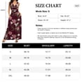 thumbnail image 4 of Asklazy Women Sleeveless Deep V Neck Loose Plain Long Maxi Casual Dress,Mother's Day,3XL,GARDEN FLORALS, 4 of 13