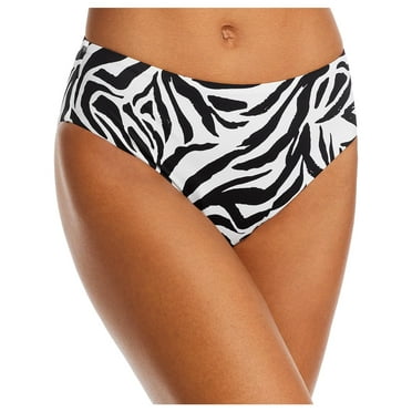 Aqua Womens High Waist Animal Print Swim Bottom Separates