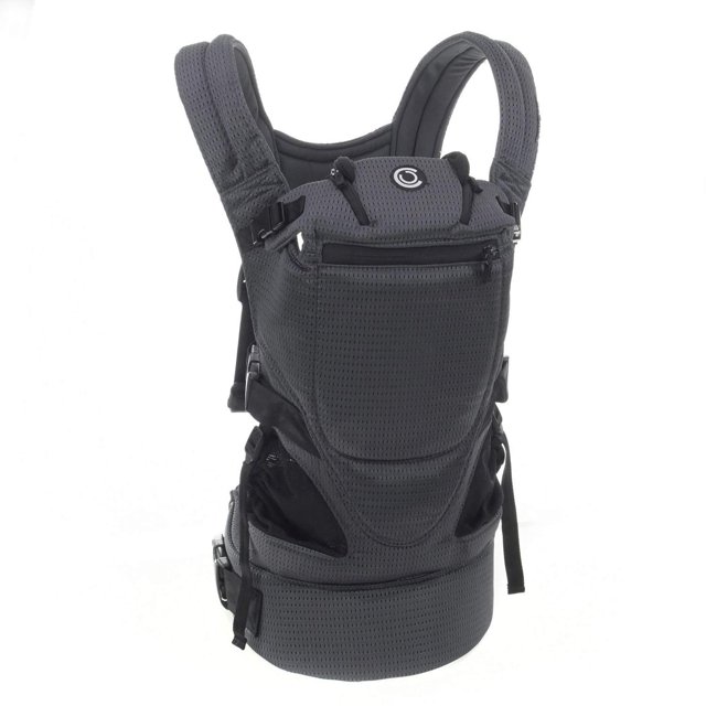 Portabebés Contours Love Gris Convertible 3 Posiciones con Bolsillos para Hombres y Mujeres
