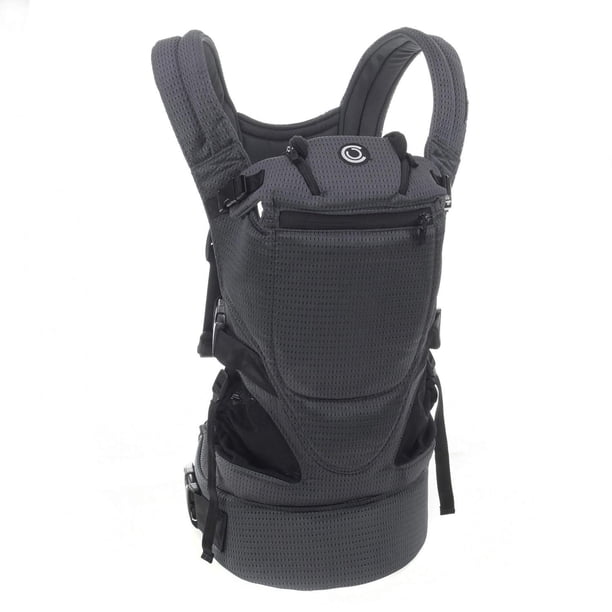Portabebés Contours Love Gris Convertible 3 Posiciones con Bolsillos para Hombres y Mujeres