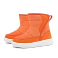 thumbnail image 4 of Gibobby Little Kids/Children/Girls Stitched Pointed Toe Low Heel High Top Ankle Shaft Western Boot Bootie,Orange,2-2.5 Y, 4 of 9