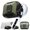 Green, variant on ELEHOLD Shockproof Case for Airpods Pro 3rd Gen (2025) Protective Cover with Secure Lock Switch, Built-in Phone Stand Carabiner, Wireless Charging, White