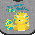 thumbnail image 4 of Inktastic I'm Gonna Be a Brother-dino Boys Baby Bib, 4 of 4