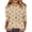 45# Beige, variant on 3/4 Length Sleeve Floral Printed Shirts Women's Casual 3/4 Sleeve T-Shirts 2026 Round Neck Tunic Tops Cute Basic Tees Green S