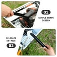 thumbnail image 4 of MEIBUTYUP 5-Piece Black Metal Tongs Set for Outdoor Camping, Barbecue, Grilling and Kitchen Use, 4 of 6