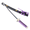 Purple, variant on Nikken Samurai Sword Letter Opener, Mini Katana with Display Stand 8.3 inch - Made in Japan