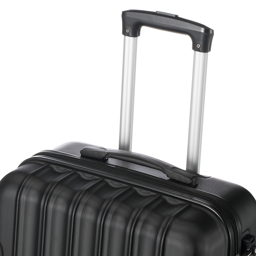 Veryke 3 Piece Traveling Luggage Sets, Suitcase Set of 3 - 20" 24" 28" - Black - image 2 of 7
