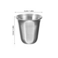 thumbnail image 3 of MesaSe 10 Pcs Communion Cups Stainless Cup Religious Drinking Cups Chalice Portable Stainless Steel, 3 of 6