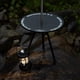 thumbnail image 4 of Mesa Redonda para Barbacoa Con Soporte Mesa Elevable para Viajes Al Aire Libre (negro), 4 of 9