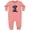 Mauve, variant on Inktastic Black Doodle Puppy Baby Fleece Romper
