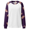 thumbnail image 3 of Kcodviy Ensemble Décontracté en Polaire pour Femmes et Short Taille Deux Épais à Capuche Imprimé Rouge Chandails en Molleton à Capuche Confortables Manches Longues Old School T-Shirts à Manches Longues, 3 of 4