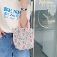 thumbnail image 2 of Large Capacity Flower Canvas Shoulder Bag Convenient For Women Magnetic Snap Closure Canvas Shoulder Bag, 2 of 12