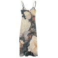 thumbnail image 5 of Boho Vintage Floral Sleeveless Dress Woman Fashion Long Dresses Women's Summer Suit Dress Summer 2025 Women, 5 of 7