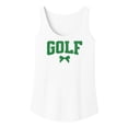 thumbnail image 4 of Golf Tank Top for Women and Teens Cute Trendy Coquette Bow Sleeveless Tee for Golfer White Tank Top X-Large, 4 of 5