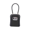 thumbnail image 4 of Figatia Outdoor Key Safe Box with Combination Lock, 3.94" x 1.97" x 5.91", Black, 4 of 8