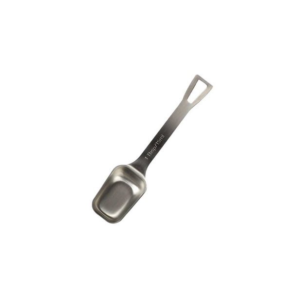 Wosthever Cuchara medidora de 15ML, cucharas de cocina de acero inoxidable con ingredientes de mango largo, herramienta para medir condimentos, hogar, Cocina y Comedor Mango delgado Wosthever HA071224-01B