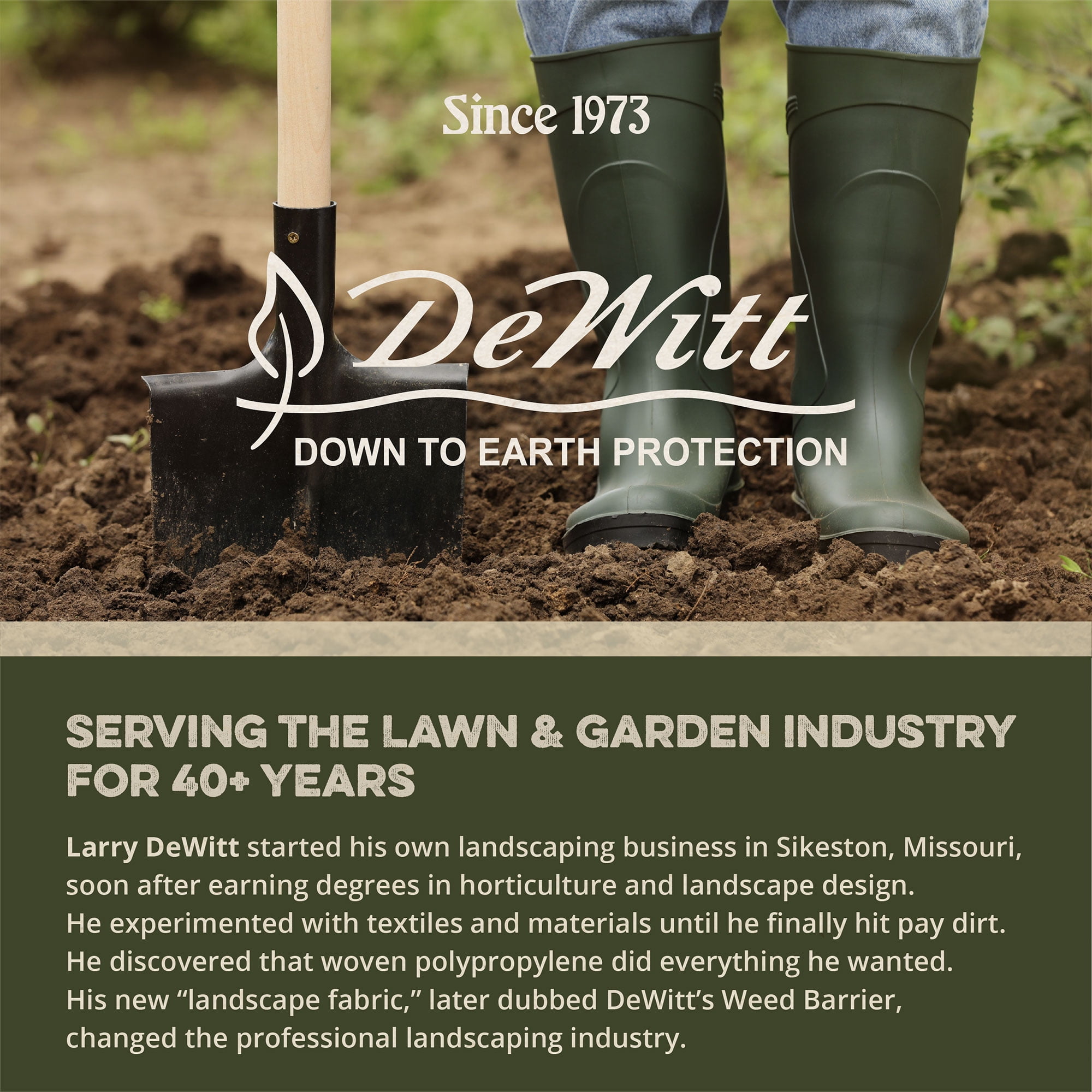 DeWitt 2-Pack Garden Weed Barrier Natural Paper Mulch, Organic Ground Cover, 3 x 300 Feet
