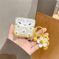 thumbnail image 4 of AirPods 3rd Gen Case Flower, Caselix Cute Daisy Flower Women Apple Airpods Cover Case Protective Shockproof with Keychain for Apple AirPods 3rd Generation Charging Case - Daisy, 4 of 8