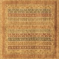 thumbnail image 1 of Ahgly Company Indoor Square Abstract Brown Modern Area Rugs, 5' Square, 1 of 4