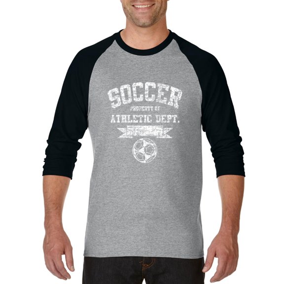 MmF - Mens Raglan Sleeve Baseball T-Shirts, up to Size 3XL - Soccer Athletic Dept.