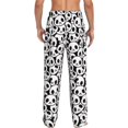 thumbnail image 6 of Mens Pajama Pants, Cute Panda Face Soft Sleep & Lounge Pants for Men, Cuteness Casual PJ Bottoms Pants with Pockets, 6 of 7