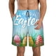 thumbnail image 1 of Balery Happy Easter Traje de Baño Estilo Hawaiano para Hombre, Shorts de Secado Rápido con Bolsillos-X-Large, 1 of 6