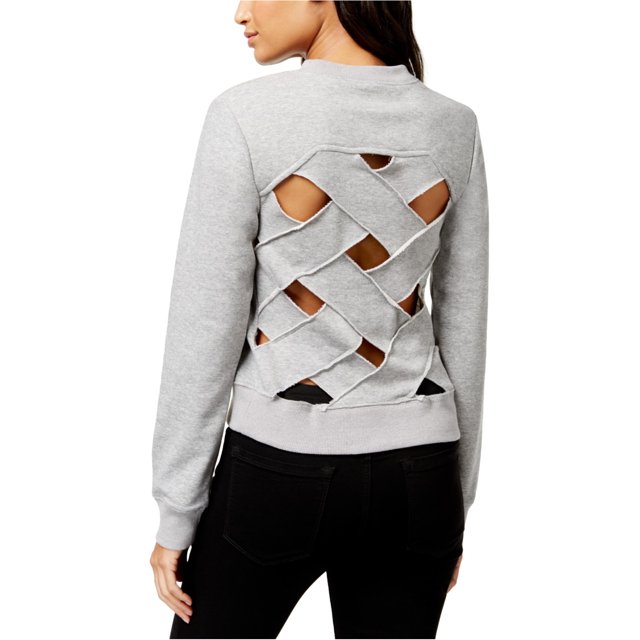 Rachel Roy Chandail-Over à Dos Croisé pour Femmes, Gris, Très Grand