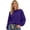 j120-Purple, variant on LIIPEE Womens Casual Solid Color Sweatshirts Autumn Cozy Long Sleeve Crew Neck Sweatshirt S-XXXL