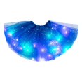 thumbnail image 2 of Zpanxa Dress for Women LED Lights 3 Layer Of Stars Mesh Puffy Skirt Ballerina Skirtes Plus Size Dress for Women Blue Dress, 2 of 3