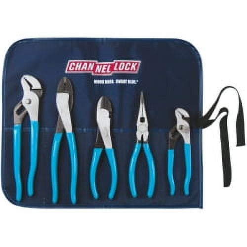 Channellock TOOL ROLL-2 Technicians Plier Set, 5 Piece Set