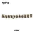 thumbnail image 3 of 100 Pieces Rhinestone Rondelles with Big Holes Charm Spacer Beads Jewelry Crystal Multi-colors Loose Bead for DIY Necklace Champagne, 3 of 8