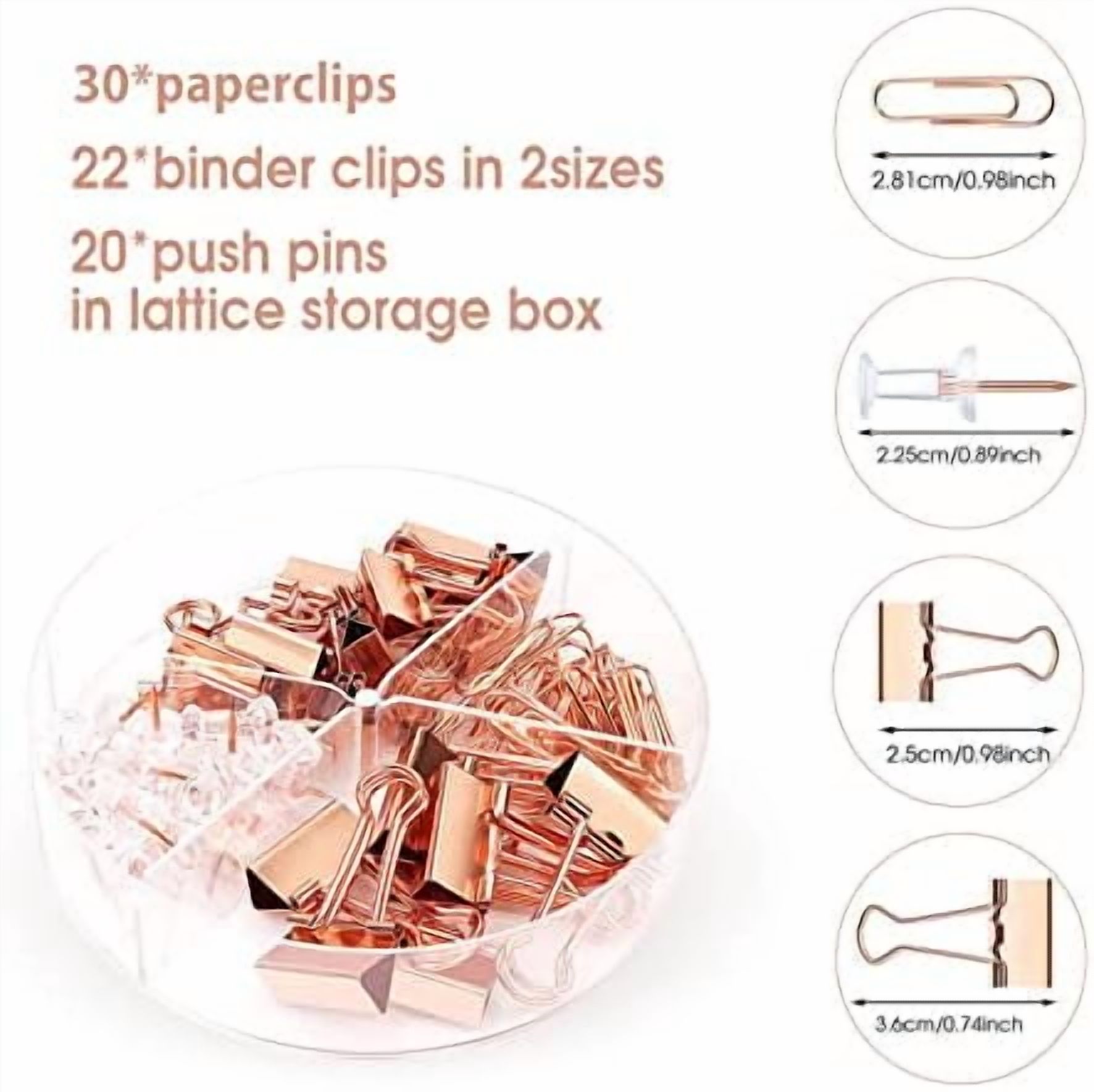 YNGLLC Rose Gold Desk Organizers and Accessories Office Supplies Set Stapler, Pen Holder, Phone Holder, Scissors, Pen, Ruler, 30 Paper Clips, 22 Binder Clip, 20 Tacks and 1000pcs Staples