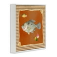 thumbnail image 3 of Stupell Industries Fishing Life over Houndstooth White Framed Giclee Art design by Lee Ann Sanders, 12 x 12, 3 of 8