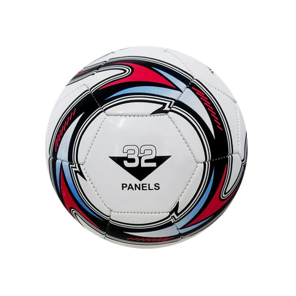 Greeniant Tamaño 5 del balón de fútbol cosido a máquina de la PU impermeable para la diversión al aire libre Fútbol cosido a máquina de la Deportes y aire libre blanco rojo tamaño 4