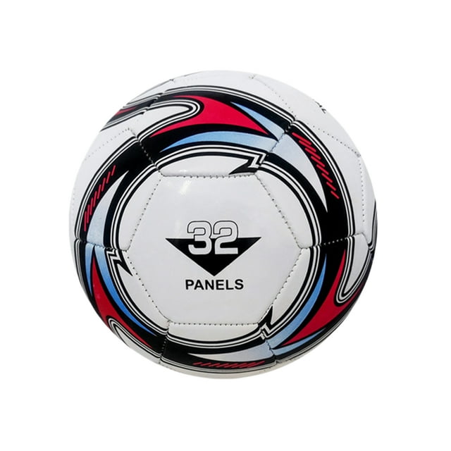 Xingzhi Durabilité Exceptionnelle Football Cousu à la Machine Taille 5 pour Extérieur Match Fiable Rétention d'Air Blanc Rouge Taille 4