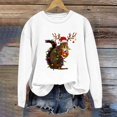 thumbnail image 3 of Odeerbi Kids Boys Girls Christmas Crewneck Sweatshirts Fall Winter Pullover Sweatshirt Kids Long Sleeve Christmas Pattern T-shirt Sweatshirt Top Kids Clothes White, 3 of 4