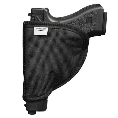 Stealth Velcro Pistol Holster Compact Handgun Storage - Gun Safe, Vehicle, Car, (Best Compact 380 Handgun)