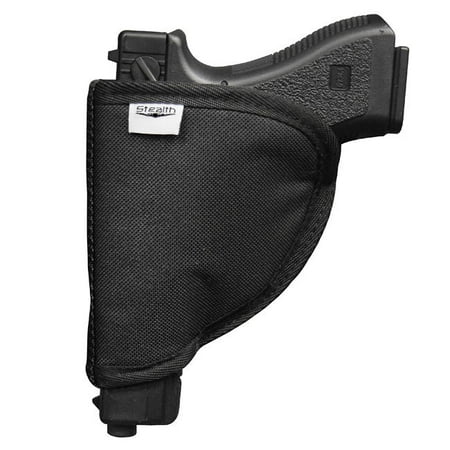 Stealth Velcro Pistol Holster Compact Handgun Storage - Gun Safe, Vehicle, Car, (Best Choke Tube For Card Shooting)