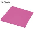 thumbnail image 3 of Uxcell Origami Paper Double Sided Sheet for Art Craft Project Beginner 50 Sheets Plum Red 10x10 inch, 3 of 5