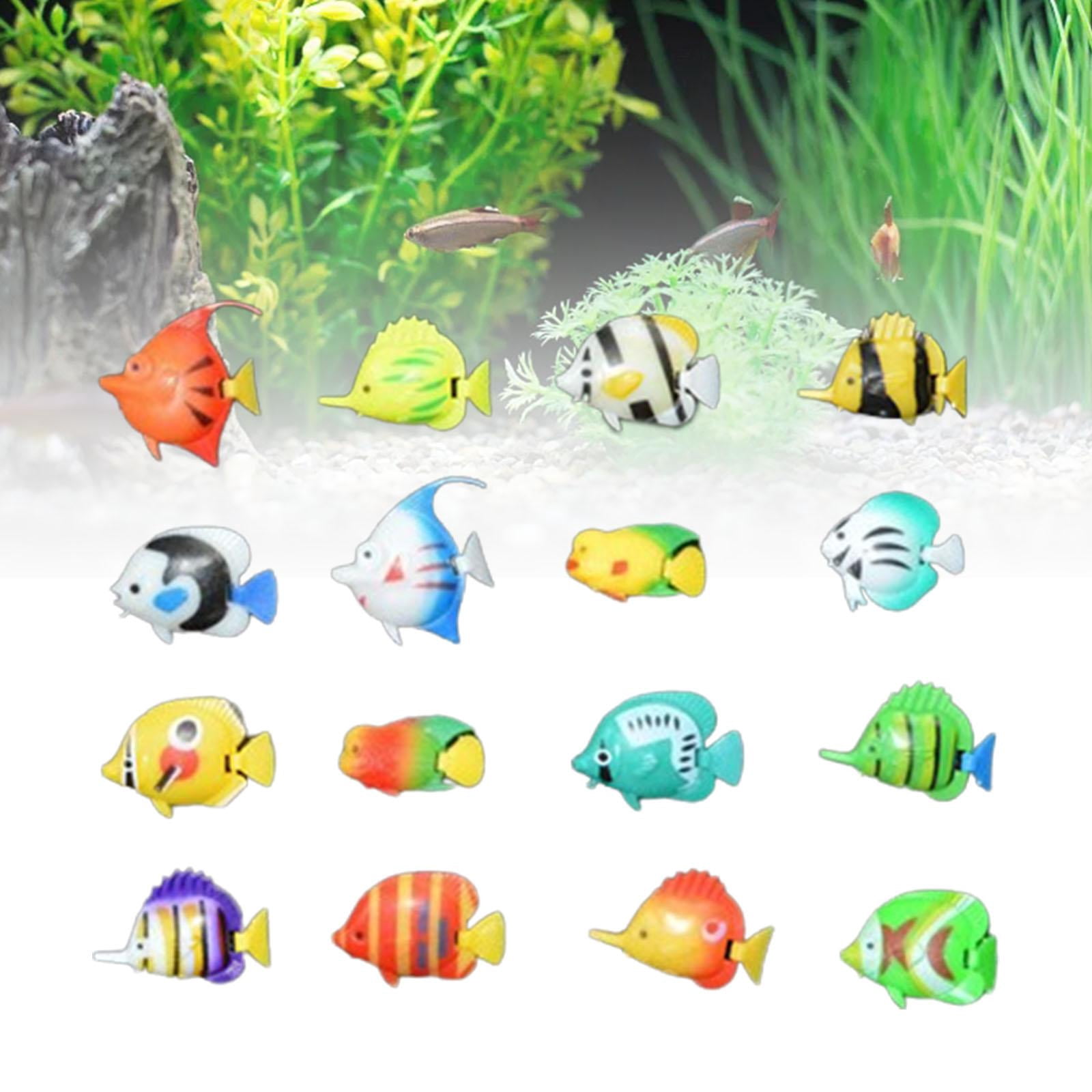 Bothyi 3x20x Tropical Buoyant Fishes Decoration for Fishes Tank Water Filled Equipment